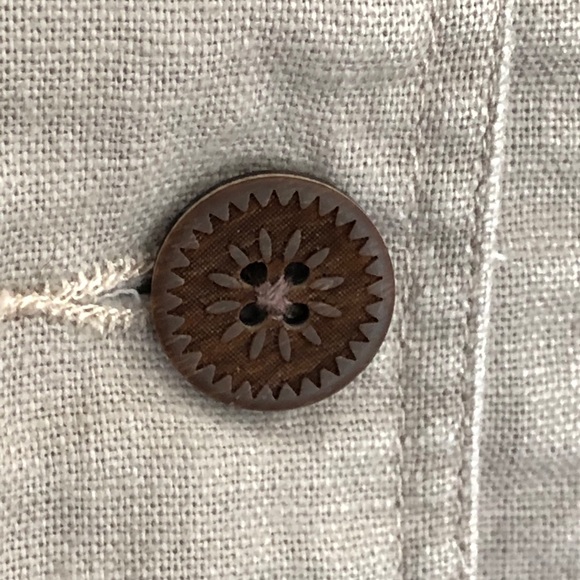 Woolrich Women’s Linen Blend Jacket in Dark Stone - Picture 2 of 7